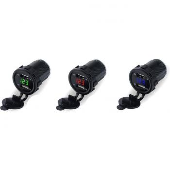 Cargador USB Dual para Coche con Doble Enchufe para Encendedor de Cigarrillos y Adaptadores de Cable, 1 para 2