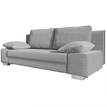 Sofá-cama Comfivo 145 con caja de ropa de cama, dimensiones 200 x 77 x 87 cm, función para dormir y diseño independiente