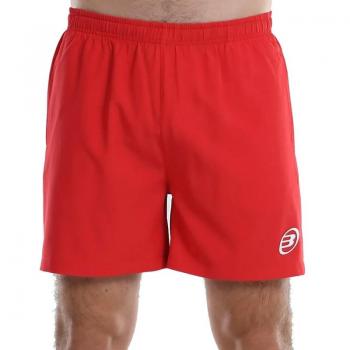 Short Bullpadel Noto Carmesi - Pantalones cortos de pádel, color carmesí, tejido ligero y transpirable, diseño moderno, ajuste cómodo, ideal para entrenamiento y competición