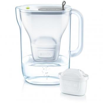 Jarra Filtrante Brita Style 2.4 Litros con 3 Cartuchos - Gris