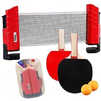 AND TREND Softee Kit Tenis Mesa 2 Palas con Red y 2 Bolas