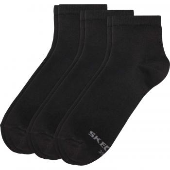 Calcetines Cortos Unisex Skechers - Negro - Talla M (3 Paquetes)