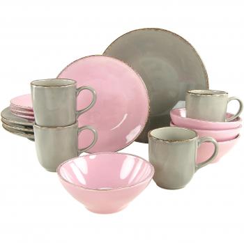 Creatable 14778 Organic Ella Servicio de mesa 16 piezas Porcelana 48 x 34 x 32 cm), multicolor