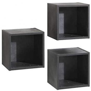 Estantería Modular Vittoria 3 Cubos de Cemento 28x35x35 cm