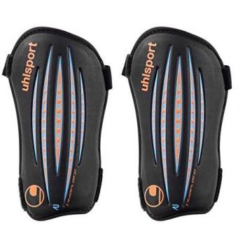 uhlsport equipo de protección personal Tibia Plate, todo el año, color Varios colores - schwarz/Cyan/fluo rot, tamaño extra-large