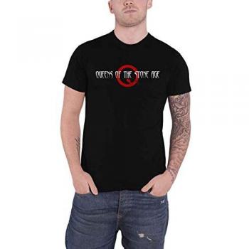 Queens Of The Stone Age Official Logo T-Shirt - Black - Sizes S to XXL - Men's