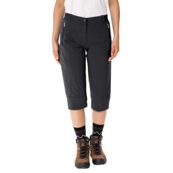 Pantalones Capri Vaude Farley Stretch III para mujer, talla 44, color negro