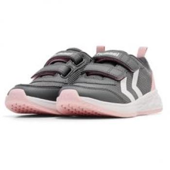 Hummel Turbo Run 1.0 Jr Children's Sneakers - Pink and Gray