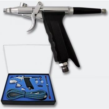 Set de Aerógrafo Doble Acción Xpotool 116AK con Accesorios y Recipientes de 2, 5 y 7ml, Agujas y Boquillas de 0,2 y 0,5 mm