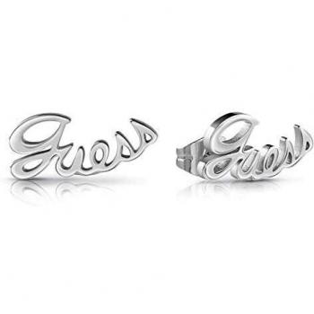 Guess Pendientes de botón Mujer chapado en plata - UBE28064