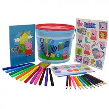C Y P-GS-46-PG PEPPA PIG CUBO DE ACTIVIDADES SET 46 PIEZAS, multicolor