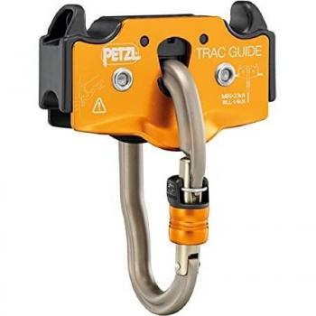 Polea Tirolinas TRAC GUIDE Petzl, tipo de producto: polea para escalada y recorridos acrobáticos, características: conexión fácil, color dorado, modelo P024AB