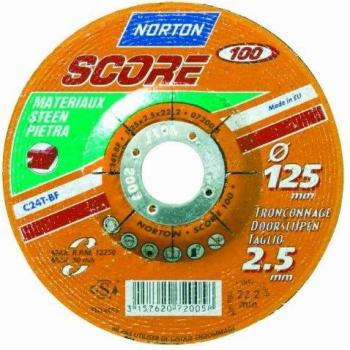 Norton Expert - Disco de tronzado de centro abombado