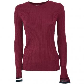 Tommy Hilfiger suéter de mujer DW0DW05149 610 TJW EASY FITTED CABL M Vinaccio