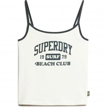 Superdry Women's Essential Off White Sleeveless Top