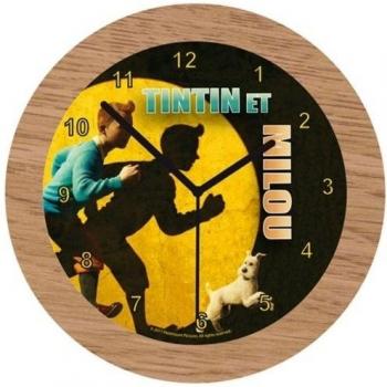 Reloj de pared Decor pvc Tintín y Milú analógica 25 cm