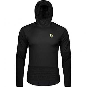 Scott Cortavientos MS RC Run Pullover-Jersey, Negro, L para Hombre