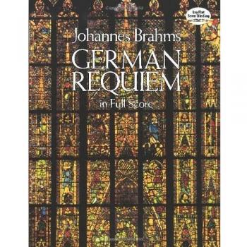 Partitura Director BRAHMS-Requiem Alemán Op. 45 para Coro y Orquesta