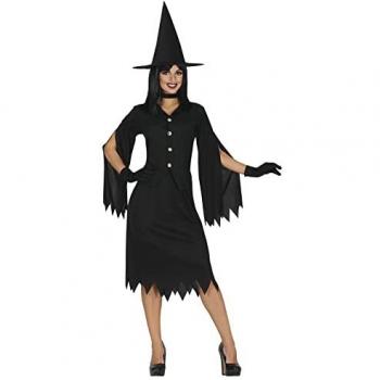 Disfraz de Bruja Negra de Salem para Mujer - Incluye Sombrero - Talla 42-44 L
