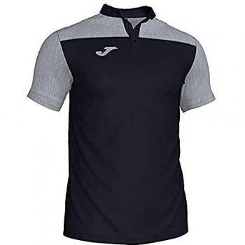 Joma Combi Polos Caballero, Niños, Negro/Gris, 6XS