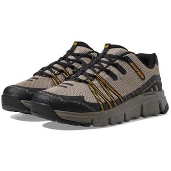 Zapatillas deportivas de Hombre Marca Skechers Modelo 237623s, color marrón con ribete negro, tela sintética, talla 42 EU