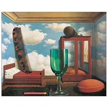 Artopweb Panel Decorativo con Diseño Magritte Les Valeurs, Madera, Multicolor, 80x3x64 cm