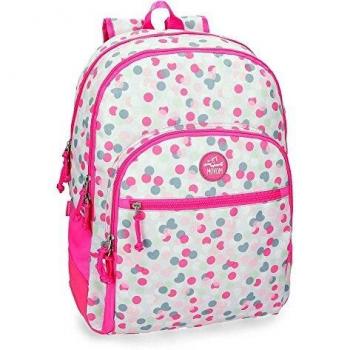 Movom Confeti Mochila Escolar Doble Compartimento Multicolor 33x44x13,5 cms Poliéster 19.6L