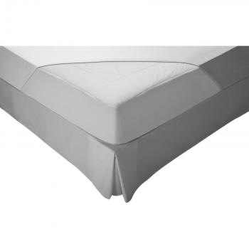 Pikolin Home - Protector acolchado tencel, impermeable, 150 cm, blanco