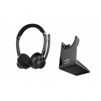 Auriculares Gaming Inalámbricos Urban Factory MOVEE PRO con Micrófono, USB Tipo-C y Base de Carga, Negro