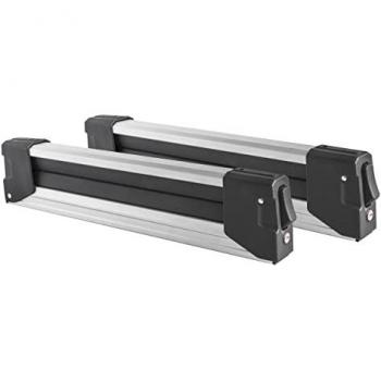 Portasci de Techo Menabo Yelo 4 - Capacidad para 4 Pares de Esquís o 2 Snowboards, con Cerraduras