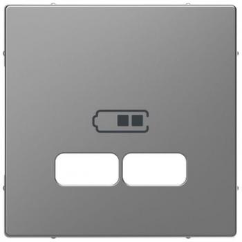 Tapa cargador doble USB 2.100 mA alumini Schneider DLife