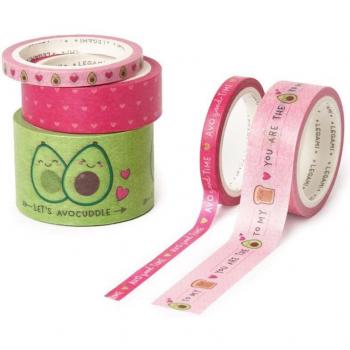 Set 5 Cintas Adhesivas Legami Aguacate