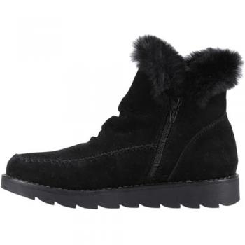 Hush Puppies Women's Moira Suede Mid Boots - Black