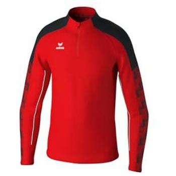 Erima Evo Star Junior Half Zip Training Sweatshirt Red/Black Size 164 Unisex