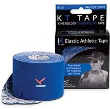 KT Tape Original Cotton Elastic Kinesiology Theraeputic Tape - 20 Pre-Cut 10 Strips, Black