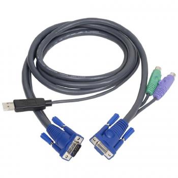 IOGEAR PS/2 to USB Intelligent KVM Cable, G2L5502UP