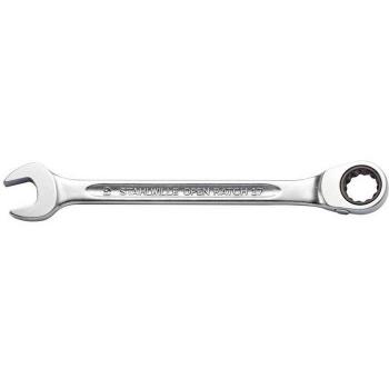 Llave de carraca combinada de boca fija y boca en estrella, acodado 17 22 - Stahlwille 41172222