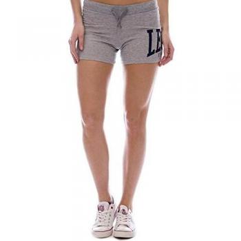 LEONE - Shorts de Mujer 1947 Apparel - Gris Melange