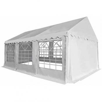 vidaXL Carpa de Jardín de PVC 3x6m Blanco Pabellón Cenador de Exterior Terraza