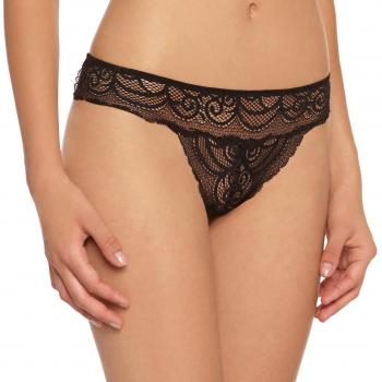 Rosy - Braguitas con bordado para mujer, talla 36, color negro