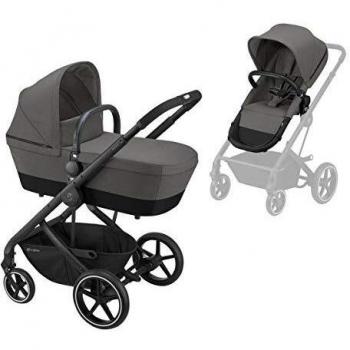 Cybex Gold Balios S 2-En-1, silla y capazo convertible Soho Grey