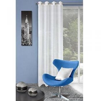 eurof irany Fir/Moira/B cortina cortina Misty, poliéster, blanco, 0.02 X 140 X 250 Cm