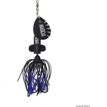 Cucharilla Giratoria Madcat A-Static 65g - Color Negro Diablo