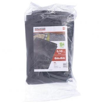 Plástico Protector Negro 0,10 mm 6x8 m KRT664003