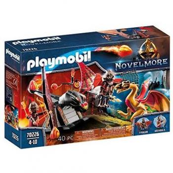PLAYMOBIL Novelmore 70226 Entrenamiento del Dragón Bandidos Burnham, A partir de 8 años