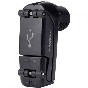 Scanstrut ROKK Charge Pro Dual Fast Charge USB-A & USB-C Socket (6A, 10.8-32V DC)