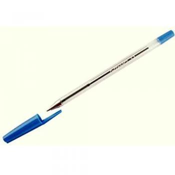 BOLIGRAFO TRANSPARENTE Q-CONNECT AZUL MEDIO KF26039