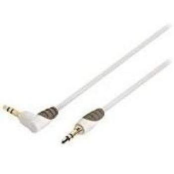 Bandridge stereo audio cable 3.5 mm male - male 1.00 m white
