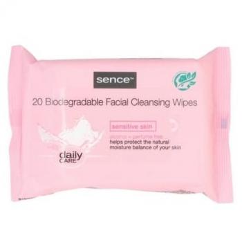 Toallitas Limpiadoras Faciales para Piel Sensible Sence Beauty