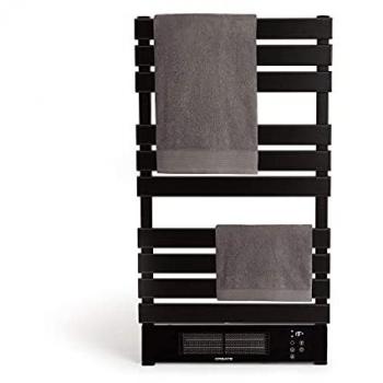 Toallero Eléctrico Calefactor con WiFi 500/1500W, Negro - Warm Towel Pro